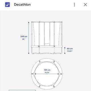 Colchoneta elástica para jardín