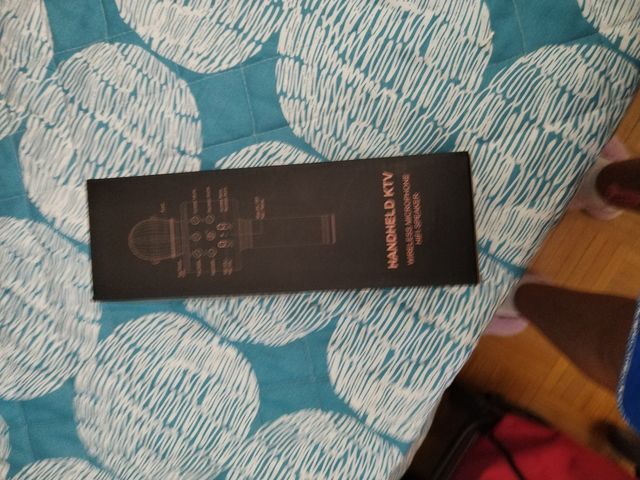 Micrófono azul electrónico