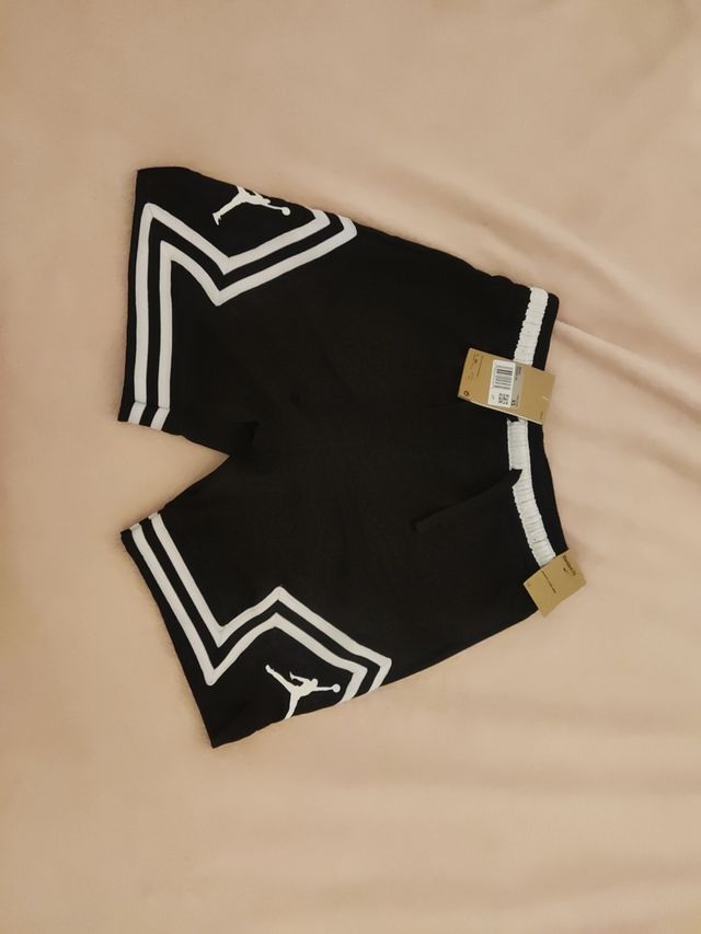 Pantalón corto Jordan baloncesto negro y blanco