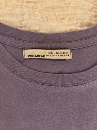 Maglietta Pull&Bear lilla
