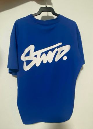 Camiseta Pull&Bear azul talla M