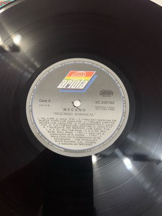 Mecano - Descanso Dominical Vinilo