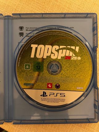 Juego PS5 TopSpin 2K25