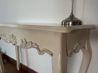 Consola Isabelina Madera Beige