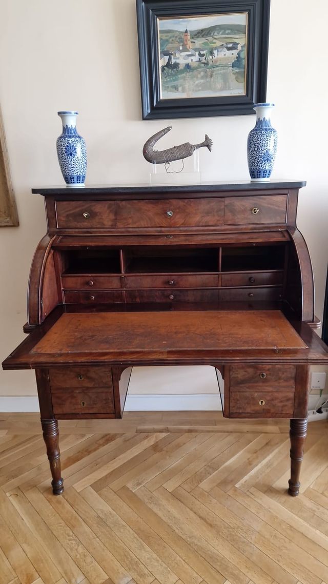 Escritorio antiguo sxix Feriarte madera