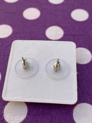 Pendientes de plata con circonita.