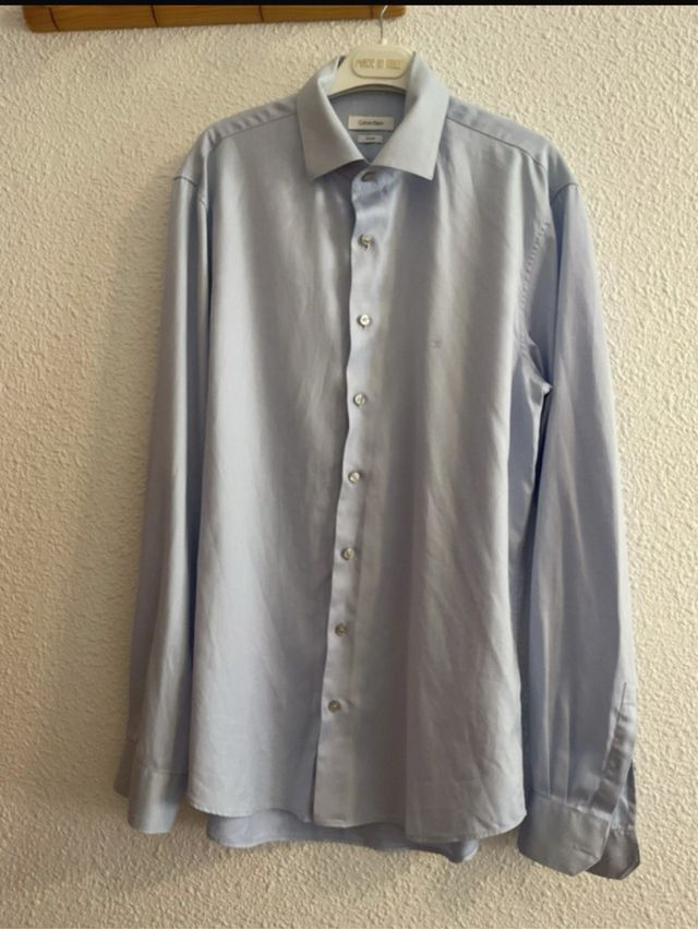 Camisa Calvin Klein azul