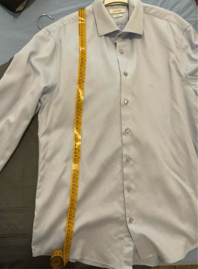 Camisa Calvin Klein azul