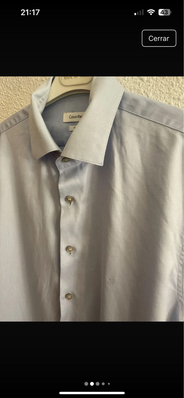 Camisa Calvin Klein azul