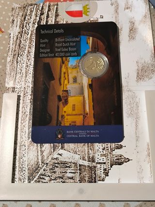 Moneta 2 Euro Malta Collezione Mdina 2023