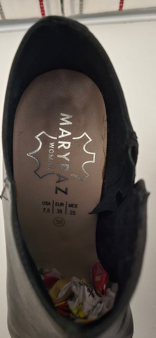 Botines de piel MARYPAZ mujer – Talla 38