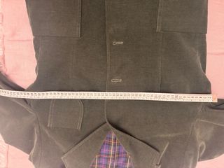 Americana de pana verde talla 48. hierro y albero 