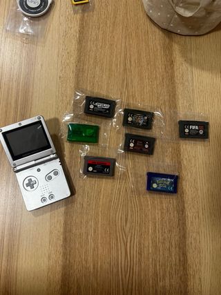 Nintendo Game Boy Advance SP Plata