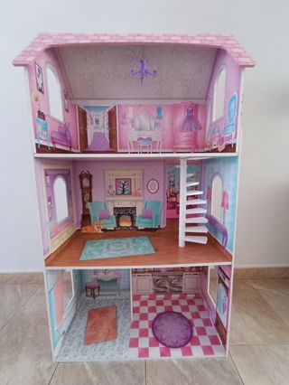 Casa de muñecas grande de madera