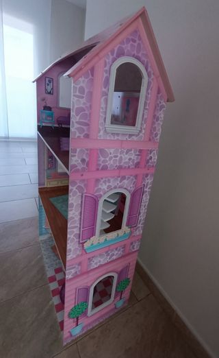 Casa de muñecas grande de madera