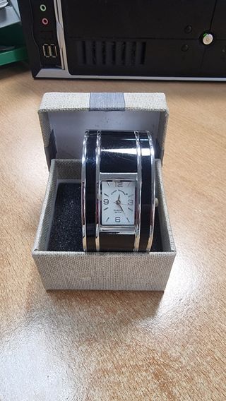 Reloj Pulsera Giorgio Valenti Negro/Plata