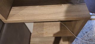 Estantería auxiliar recibidor madera.