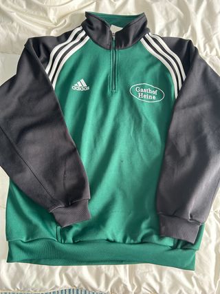 Sudadera Adidas Verde y Negra
