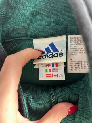 Sudadera Adidas Verde y Negra