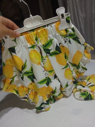 Completo bimba 30 mesi: top e pantaloncino