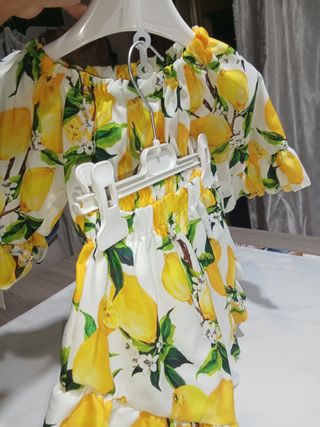 Completo bimba 30 mesi: top e pantaloncino