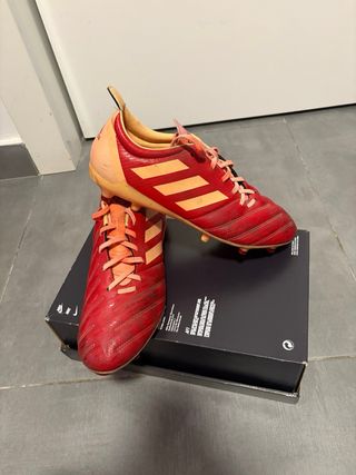 Zapatillas Adidas Naranja y Rojo