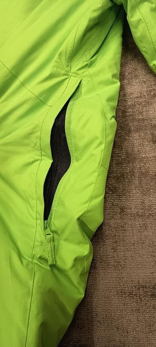 Pantalón de esquí Quiksilver verde neón
