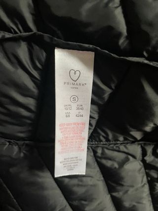 Piumino leggero nero