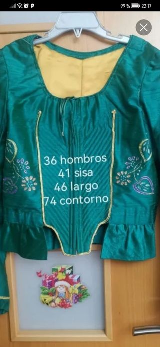 Corpiño Fallera Baturra o Regional
