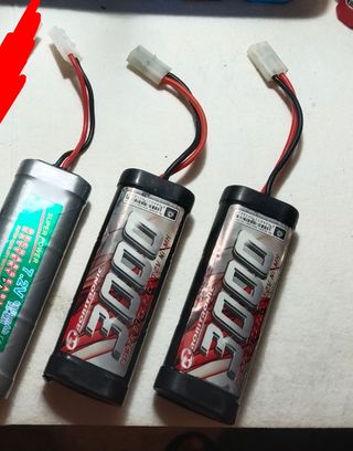 2x Baterías Robitronic NiMH 7.2V 3000mAh