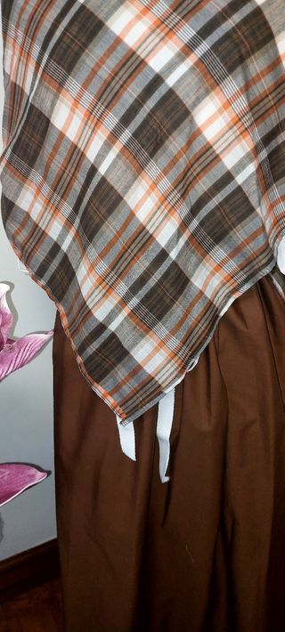 Traje de casera adulto talla única 90 de largo
