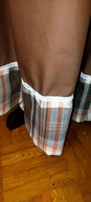Traje de casera adulto talla única 90 de largo