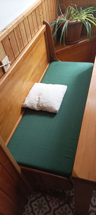 Mesa y bancada de cocina madera maciza