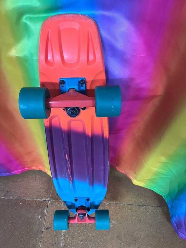 Patín colorido