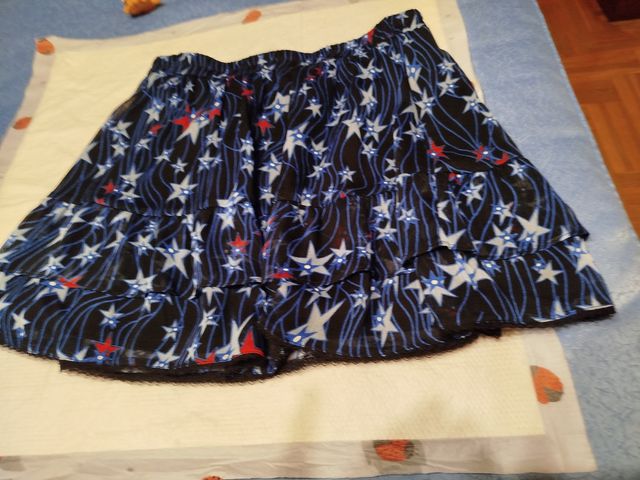 Falda corta Crace Mila estrellas