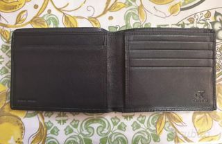 Portafoglio Uomo Calvin Klein Nero in vera pelle