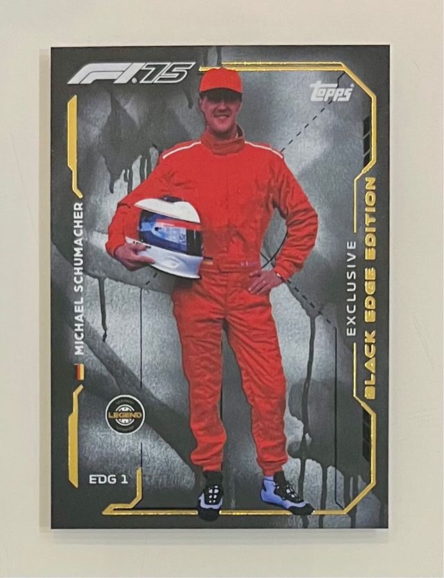 Michael Schumacher Black Edge Topps F1 2025 