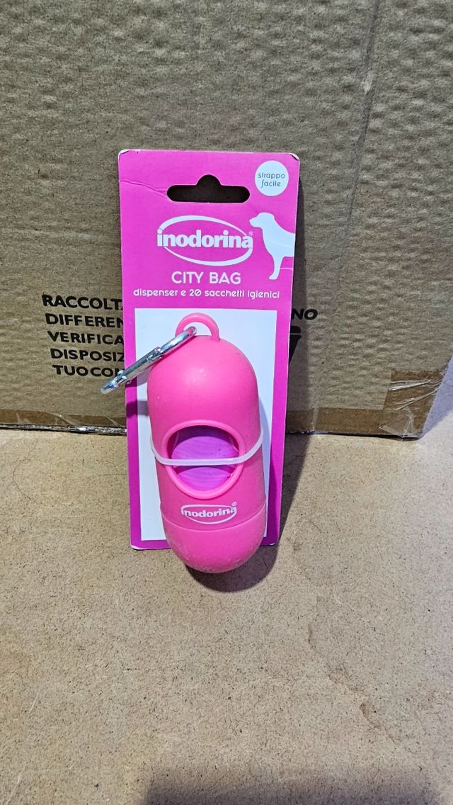 Portabustine Inodorina City Bag rosa