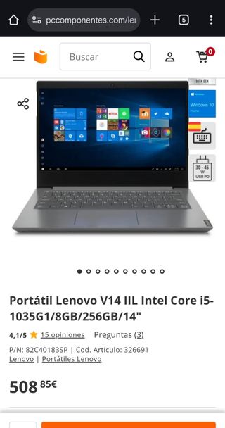 Lenovo V14 i5 Portátil