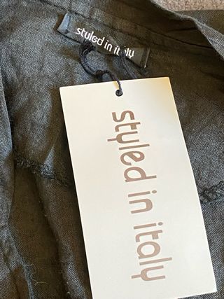 Chaqueta Lino Negra