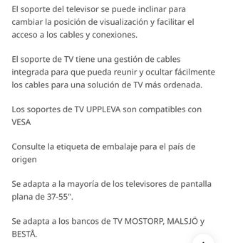 Soporte TV Ikea 37-55