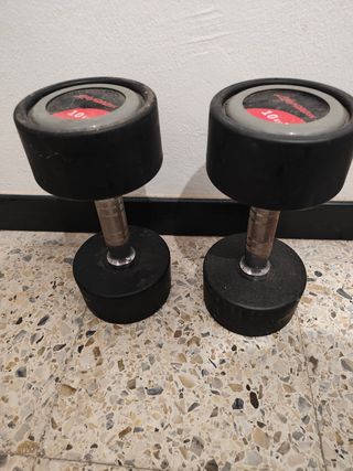Juego de 2 pesas Life Fitness 10 kg