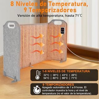 Calefactor plegable extra grande SIN ESTRENAR