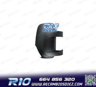 CARCASA ESPEJO DERECHO RENAULT MASTER 10-20 NEGRO