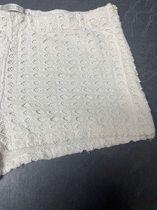 Shorts ZARA encaje TM blancos como nuevo