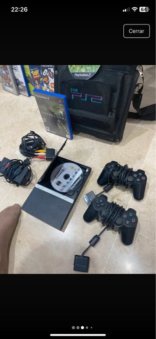 PlayStation 2 Negra Completa