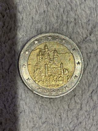 Moneda 2€ Bayern 2012 Coleccionistas