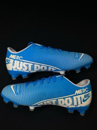 Botas Fútbol Nuevas Nike Mercurial Azul Talla 38,5
