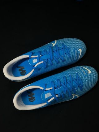 Botas Fútbol Nuevas Nike Mercurial Azul Talla 38,5