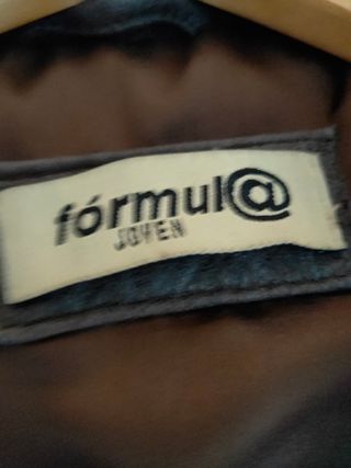 Abrigo largo talla S piel envejecida